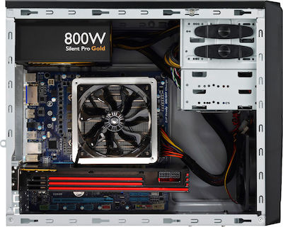 CoolerMaster Elite 344 USB3 Мини кула Компютърна кутия Лилав