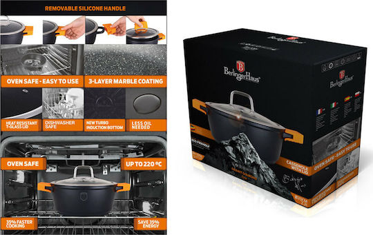 Berlinger Haus Granit Diamond Line Tiefer Topf aus Aluminium 2.2Es / 20cm