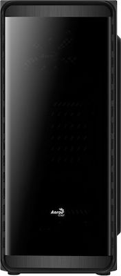 Aerocool SI-5200 Turnul Midi Cutie de calculator cu fereastră laterală Negru