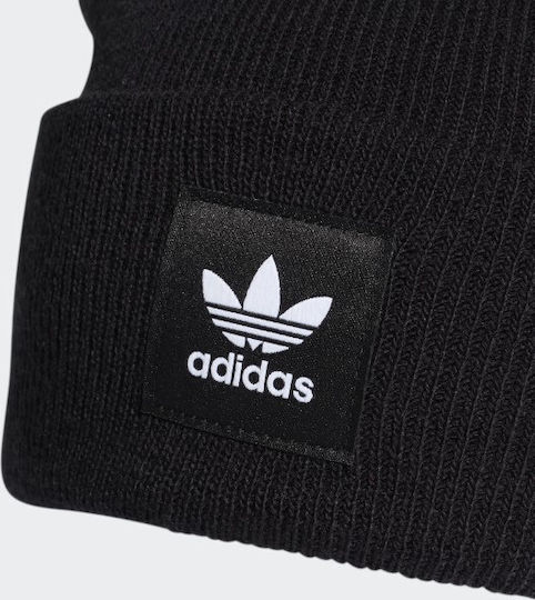 Adicolor Beanie Unisex Beanie mit Rippstrick in Schwarz Farbe