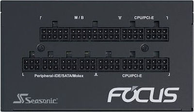 Seasonic Focus GX 550W Μαύρο Τροφοδοτικό Υπολογιστή Full Modular 80 Plus Gold