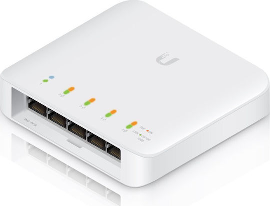 Ubiquiti UniFi USW-Flex Managed L2 PoE Switch με 5 Θύρες Gigabit (1Gbps) Ethernet