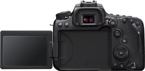 Canon DSLR Camera EOS 90D Crop Frame Kit (EF-S 18-55mm F3.5-5.6 IS STM) Black
