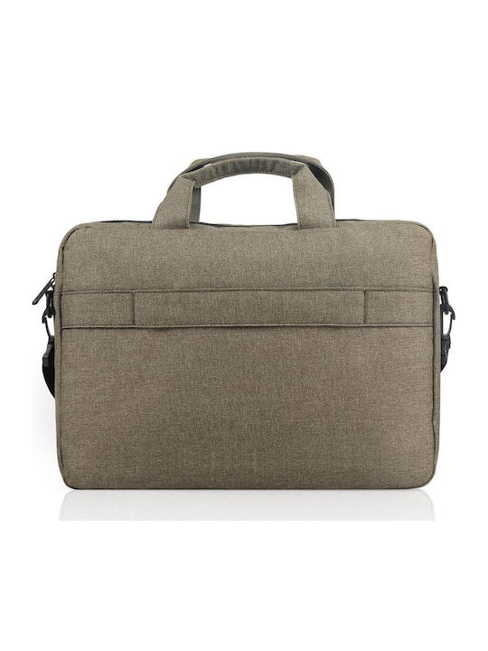 Lenovo Casual Toploader T210 Wasserdicht Tasche Schulter / Handheld für Laptop 15.6" in Grün Farbe