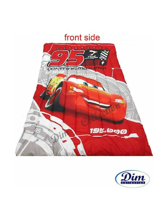 Dimcol Kids Quilt Single Disney Cars Red 160x250cm