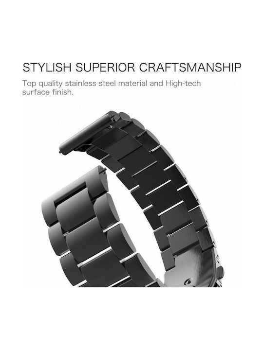 Spigen Modern Fit Λουράκι Ανοξείδωτο Ατσάλι Μαύρο (Galaxy Watch 3 41mm)