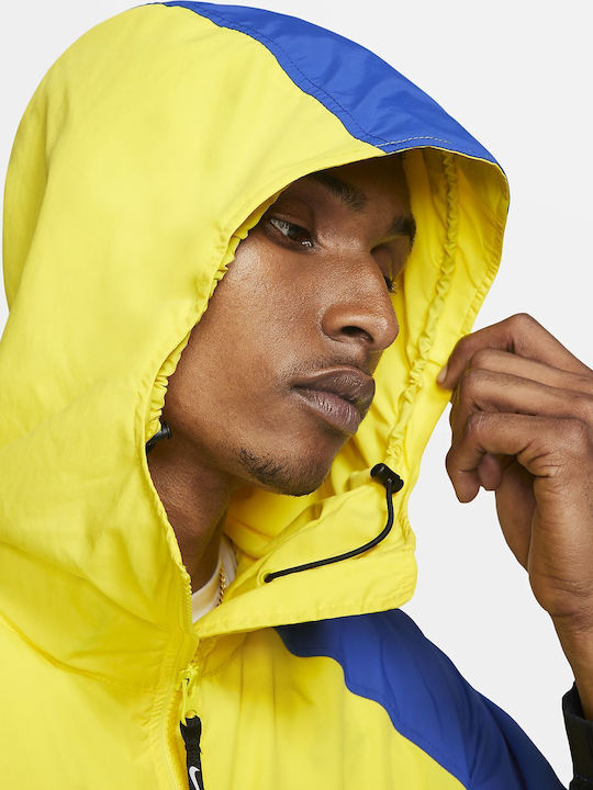 Sportswear Woven Jacke Yellow / Game Royal