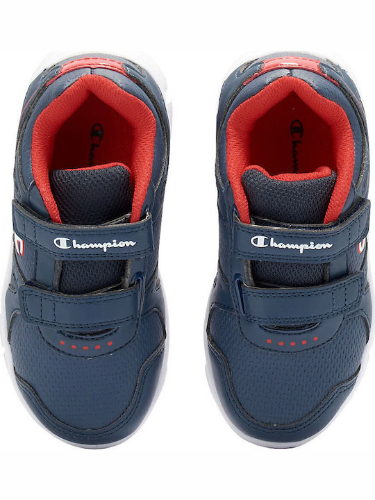 Low Cut Combo Детски Спортни Обувки Running с Велкро Тъмносини
