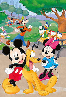 Kids Puzzle Disney Mickey 2 In 1 for 5++ Years 104pcs Clementoni