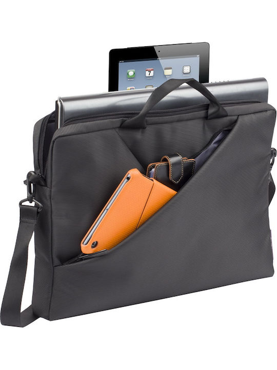 Rivacase Tivoli 8730 Τσάντα Ώμου / Χειρός για Laptop 15.6" σε Μαύρο χρώμα