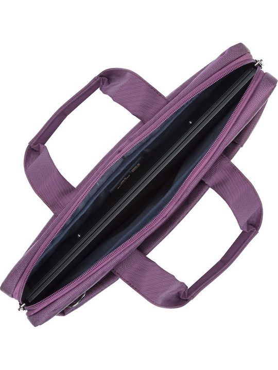 Rivacase Central 8221 Tasche Schulter / Handheld für Laptop 13.3" in Lila Farbe