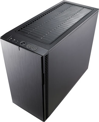 Fractal Design Define R6 Tempered Glass Midi Tower Κουτί Υπολογιστή με Πλαϊνό Παράθυρο Μαύρο