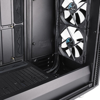 Fractal Design Define R6 Tempered Glass Midi Tower Κουτί Υπολογιστή με Πλαϊνό Παράθυρο Μαύρο