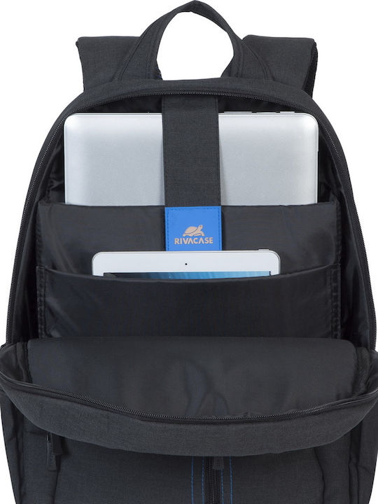 Rivacase Alpendorf 7560BLA Αδιάβροχη Τσάντα Πλάτης για Laptop 15.6" σε Μαύρο χρώμα