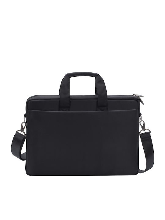 Rivacase Tiergarten 8630 Αδιάβροχη Τσάντα Ώμου / Χειρός για Laptop 15.6" σε Μαύρο χρώμα