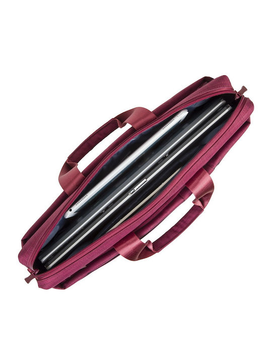 Rivacase Biscayne 8335 Τσάντα Ώμου / Χειρός για Laptop 15.6" σε Κόκκινο χρώμα