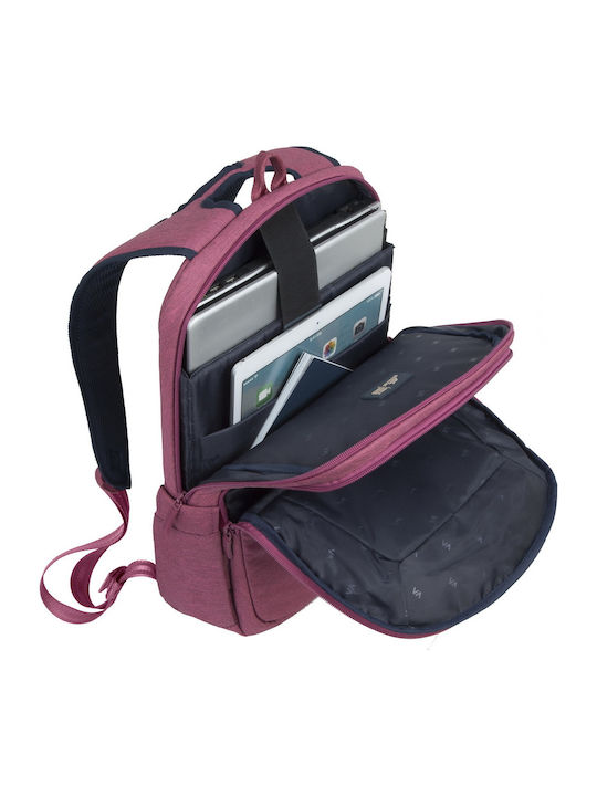 Rivacase Suzuka 7760 Αδιάβροχη Τσάντα Πλάτης για Laptop 15.6" σε Κόκκινο χρώμα