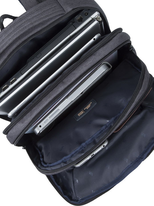 Rivacase Suzuka 7765 Αδιάβροχη Τσάντα Πλάτης για Laptop 16" σε Μαύρο χρώμα