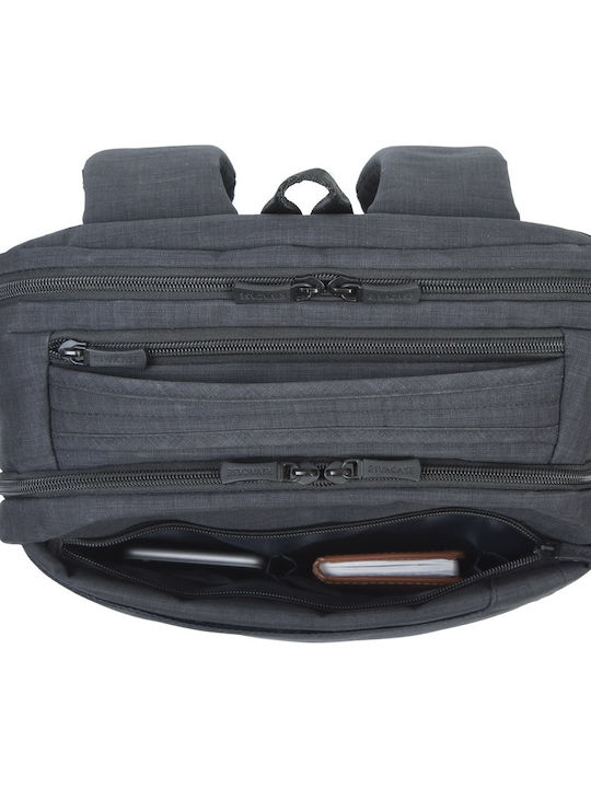 Rivacase Biscayne 8365 Τσάντα Πλάτης για Laptop 17.3" με Θύρα USB σε Μαύρο χρώμα