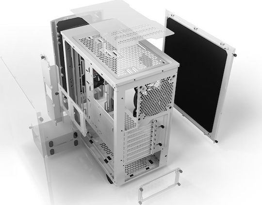 Be Quiet Pure Base 500 Midi Tower Компютърна Кутия Бяла