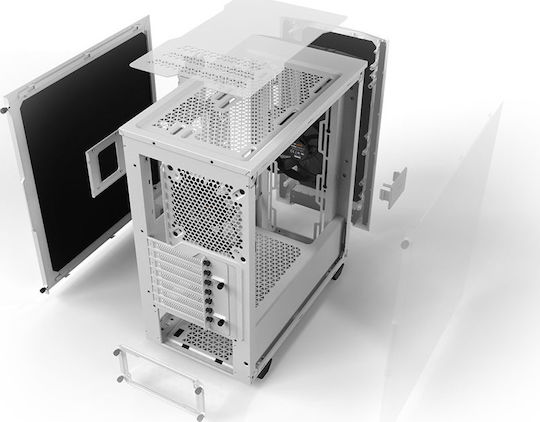 Be Quiet Pure Base 500 Midi Tower Компютърна Кутия Бяла