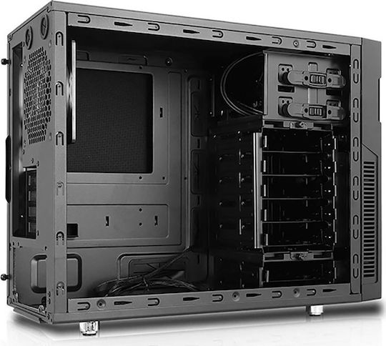 Nanoxia Deep Silence 4 Mini Tower Κουτί Υπολογιστή Dark Black