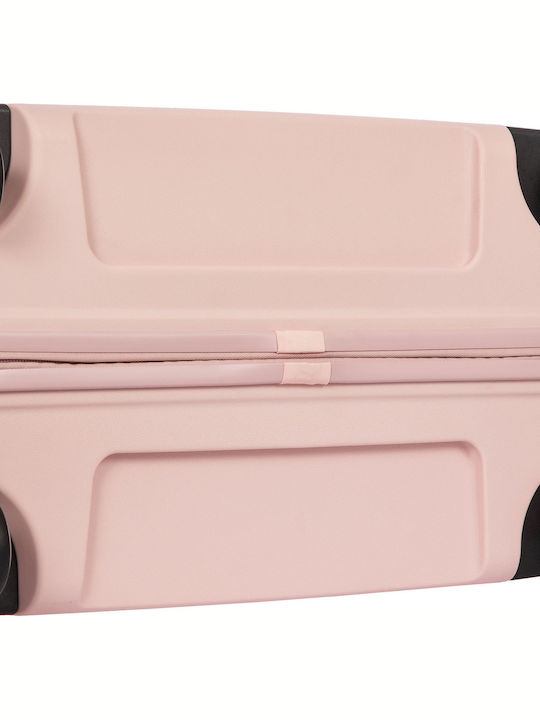 Bric's Milano Ulisse Große Hart Reisekoffer Rosa mit 4 Räder Höhe 79cm