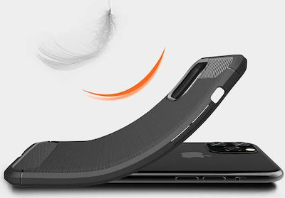 Hurtel Carbon Back Cover Μαύρο (iPhone 11 Pro Max)