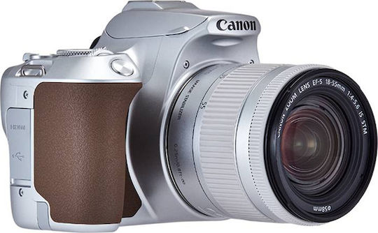 Canon DSLR Camera EOS 250D Crop Frame Kit (EF-S 18-55mm F4-5.6 IS STM) Silver