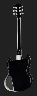 Harley Benton Ηλεκτρική Κιθάρα DC-200 με HH Διάταξη Μαγνητών Ταστιέρα Rosewood σε Χρώμα Black