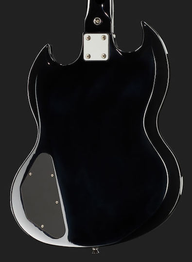 Harley Benton DC-200 Ηλεκτρική Κιθάρα Double Cut με HH Διάταξη Μαγνητών Black