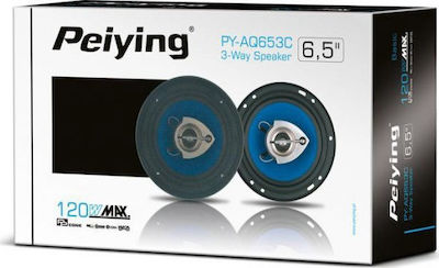 Peiying Set Boxe Auto PY-AQ653C 6.5" (3 căi)