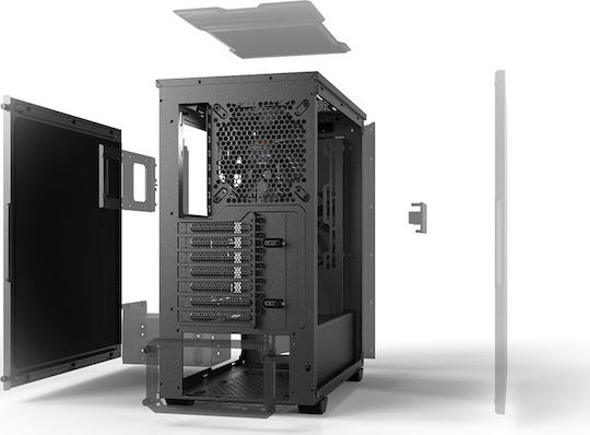 Be Quiet Pure Base 500 Midi Tower Κουτί Υπολογιστή Μαύρο