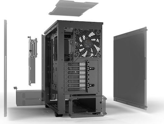 Be Quiet Pure Base 500 Midi Tower Κουτί Υπολογιστή Μαύρο