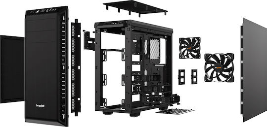 Be Quiet Pure Base 600 Midi Tower Κουτί Υπολογιστή Μαύρο