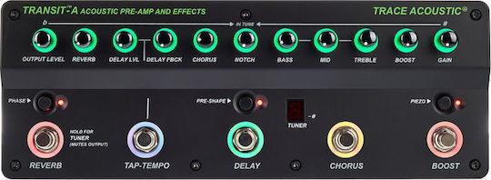 Trace Elliot Transit A Πετάλι Tuner Booster / Chorus / Delay / Reverb Ηλεκτροακουστικών Οργάνων