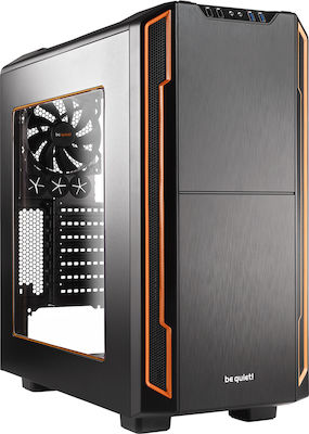 Be Quiet Silent Base 600 Window Midi Tower Κουτί Υπολογιστή Πορτοκαλί