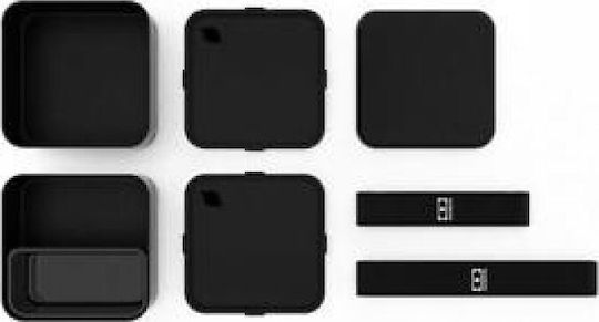 Monbento Microwave Plastic Lunch Box Bento Black 1700ml