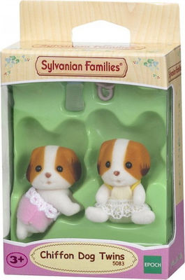 Epoch Toys Miniature Toy Chiffon Dog Twins Sylvanian Families for 3+ Years