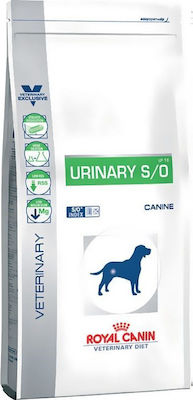 Royal Canin Veterinary Urinary S/O 13kg Trockenfutter für erwachsene Hunde mit Reis und Geflügel