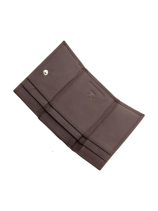 Small size leather wallet Rcm Z19-Brown