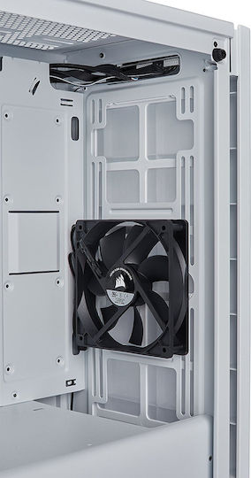 Corsair Carbide 275R Tempered Glass Gaming Midi Tower Computer Case with Window Panel White