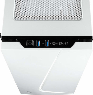Carbide Spec-06 RGB Tempered Glass Gaming Midi-Turm Computergehäuse Weiß