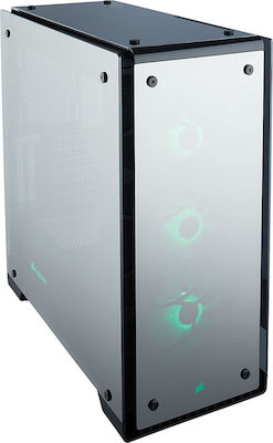 Corsair Crystal 570X RGB Gaming Midi Tower Κουτί Υπολογιστή με Πλαϊνό Παράθυρο Mirror Black