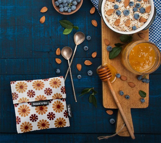 Rolleat Snack 'n' Go Flowers Σχολική Θήκη Φαγητού Πολύχρωμη 16εκ.