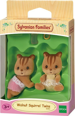 Epoch Toys Miniature Toy Walnut Squirrel Twins Sylvanian Families for 3+ Years