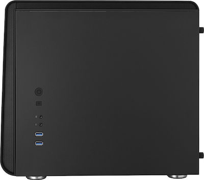 BitFenix Phenom Micro-ATX Micro Turn Cutie de calculator Negru