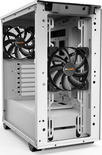 Be Quiet Pure Base 500 Gaming Midi Tower Κουτί Υπολογιστή με Πλαϊνό Παράθυρο Λευκό