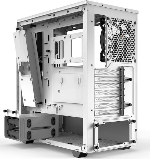 Be Quiet Pure Base 500 Gaming Midi Tower Κουτί Υπολογιστή με Πλαϊνό Παράθυρο Λευκό
