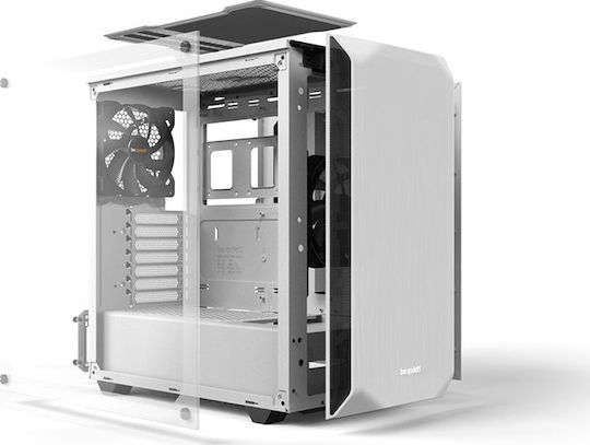 Be Quiet Pure Base 500 Gaming Midi Tower Κουτί Υπολογιστή με Πλαϊνό Παράθυρο Λευκό